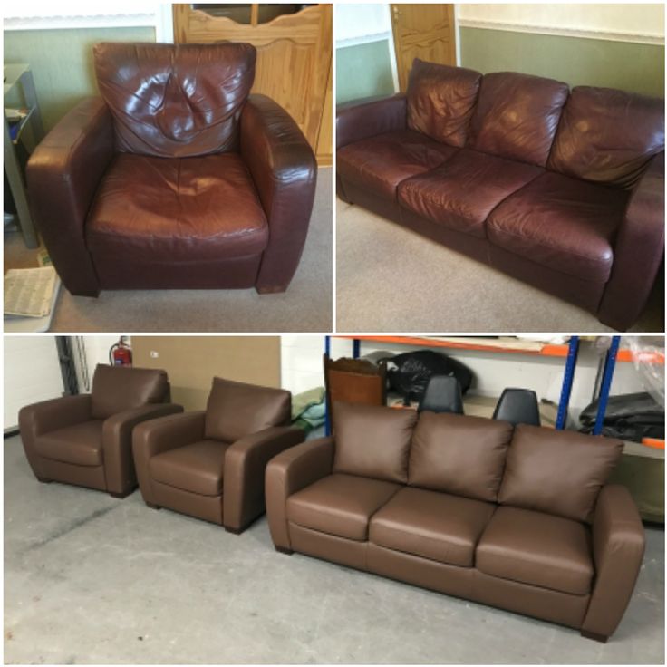 Sofa Upholstery before and After