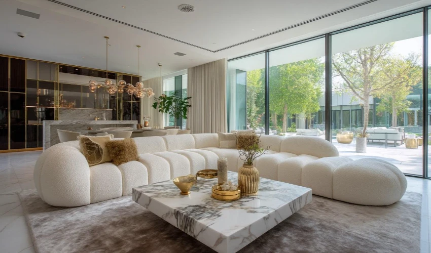 Luxury custom sofa design in Abu Dhabi